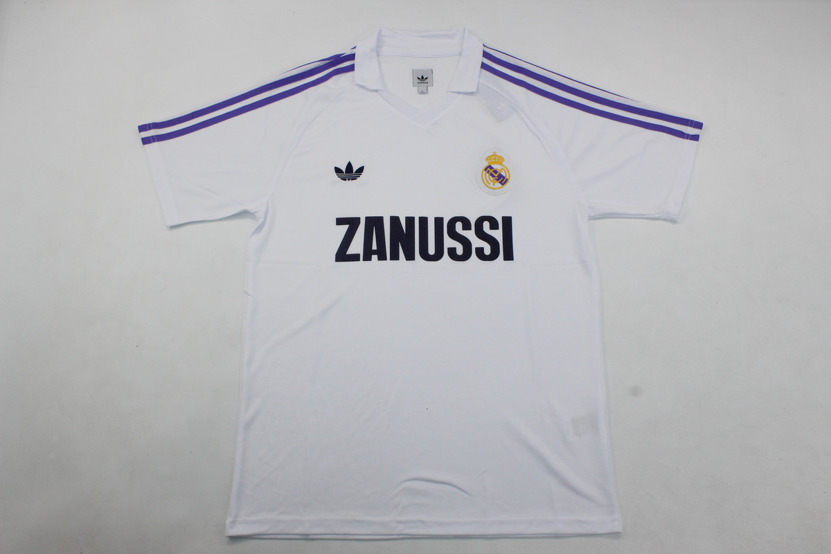 AAA Quality Real Madrid 84/85 Home Soccer Jersey